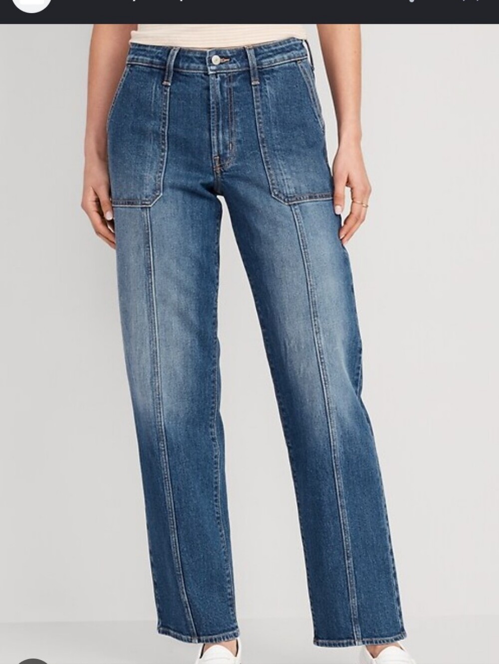 Old Navy High-Waisted OG Loose Utility Jeans Size 14